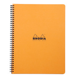 Rhodia Classic Wirebound Notebook - Large - Orange - Meeting Book